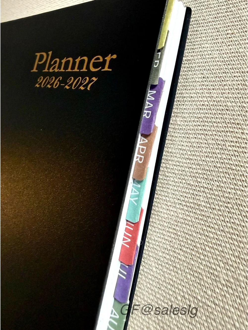 New Black Hard Cover 2026-2027 Planner Gift Set Fits Coach Notebook covers